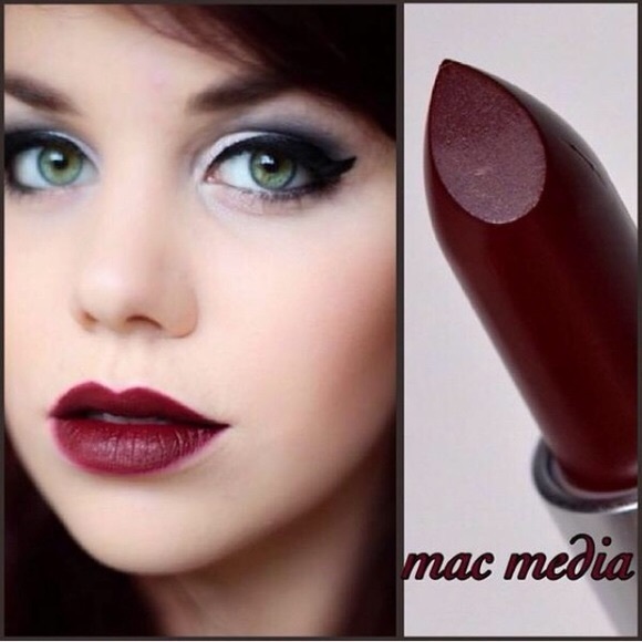 mac media lipstick